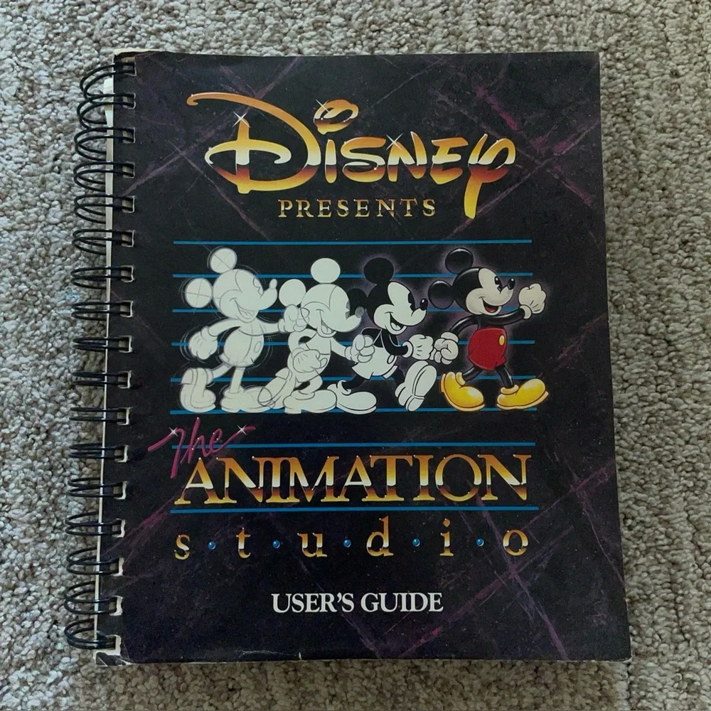 Vintage Disney Presents The ANIMATION Studio Users Guide Spiral Book
